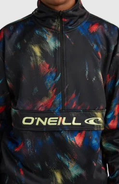 Discount O’Neill Rutile Solid Half Zip Anorak | Black Future Fade