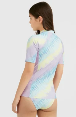 Discount O’Neill Shirt O'Neill Printed Met Korte Mouwen | Blue Tie Dye