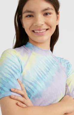 Discount O’Neill Shirt O'Neill Printed Met Korte Mouwen | Blue Tie Dye