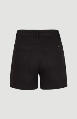 Online O’Neill Short Dive Twill Met Hoge Taille | Black Out