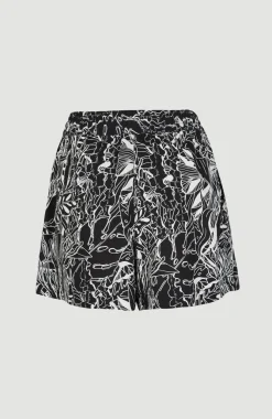 Discount O’Neill Short Java Wave Met Hoge Taille | White . Black Comic Seaweed