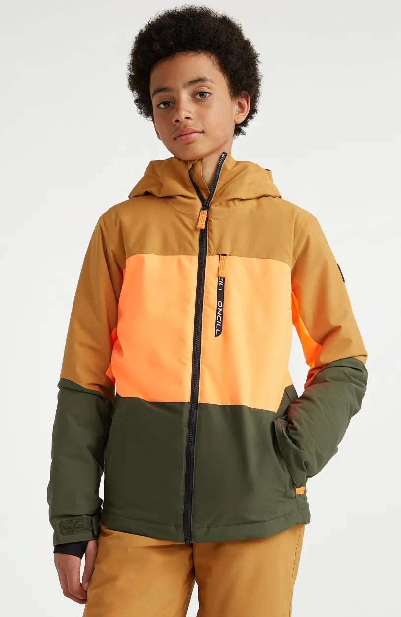 New O’Neill Ski Jas Carbonite | Rich Caramel Colour block