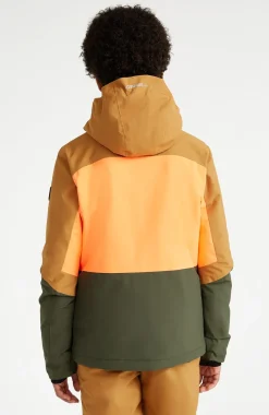 New O’Neill Ski Jas Carbonite | Rich Caramel Colour block