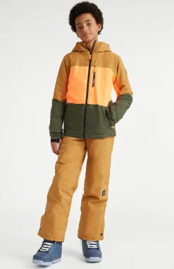 New O’Neill Ski Jas Carbonite | Rich Caramel Colour block