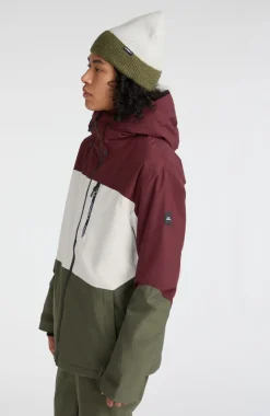 O’Neill Ski Jas Carbonite | Windsor Wine Colour Block