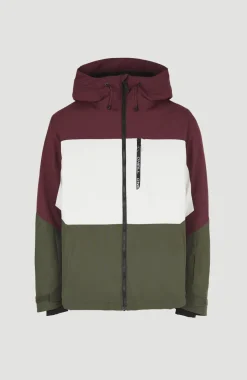 O’Neill Ski Jas Carbonite | Windsor Wine Colour Block