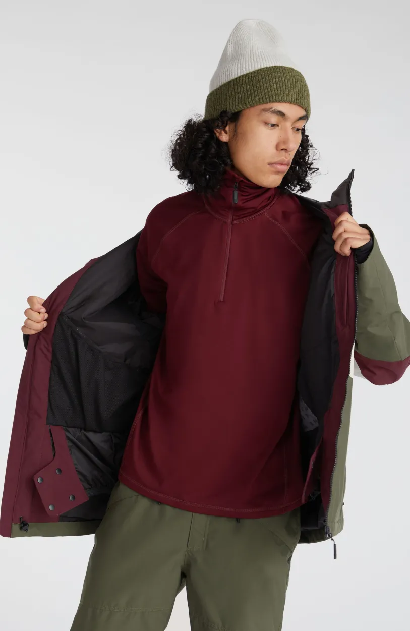 O’Neill Ski Jas Carbonite | Windsor Wine Colour Block