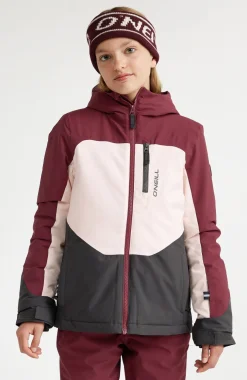 Clearance O’Neill Ski Jas Carbonite | Windsor Wine Colour Block