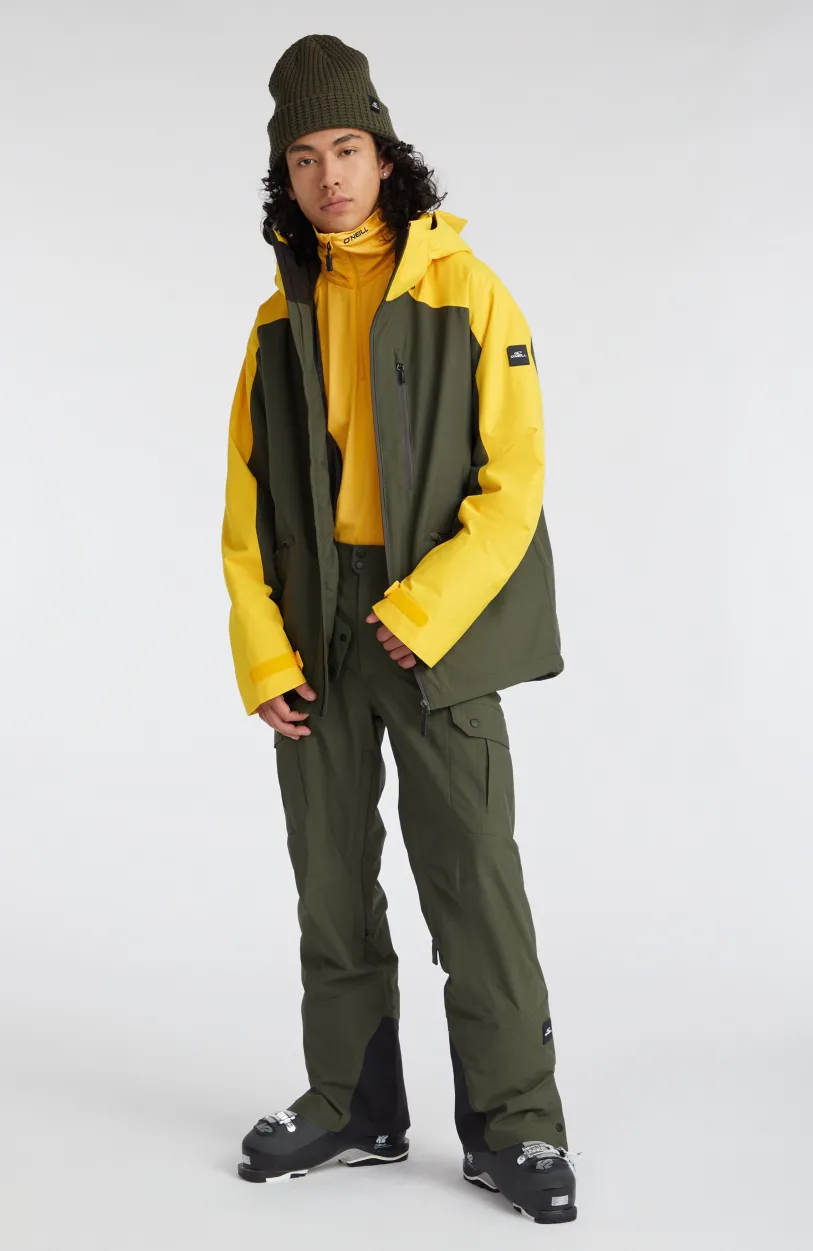 New O’Neill Ski Jas Diabase | Forest Night Colour Block