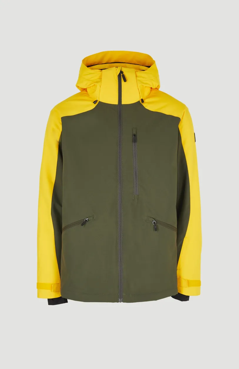 New O’Neill Ski Jas Diabase | Forest Night Colour Block