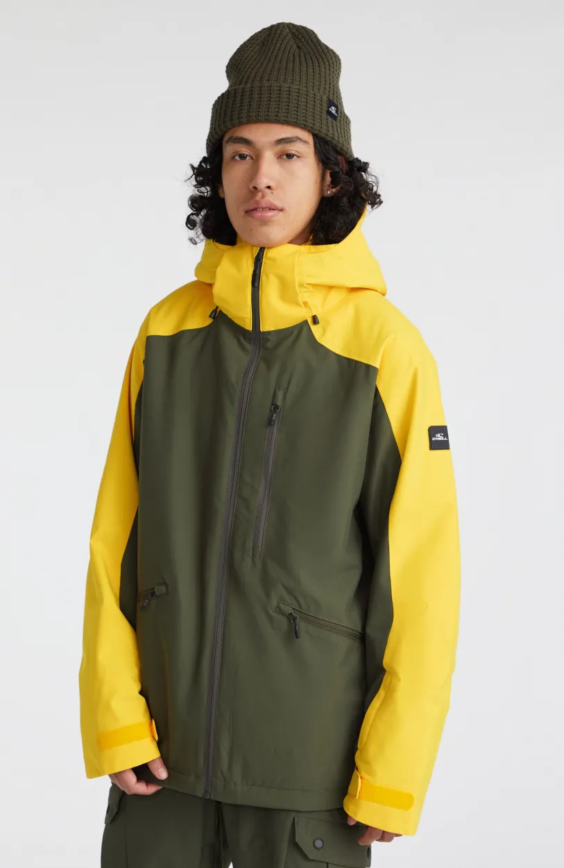 New O’Neill Ski Jas Diabase | Forest Night Colour Block