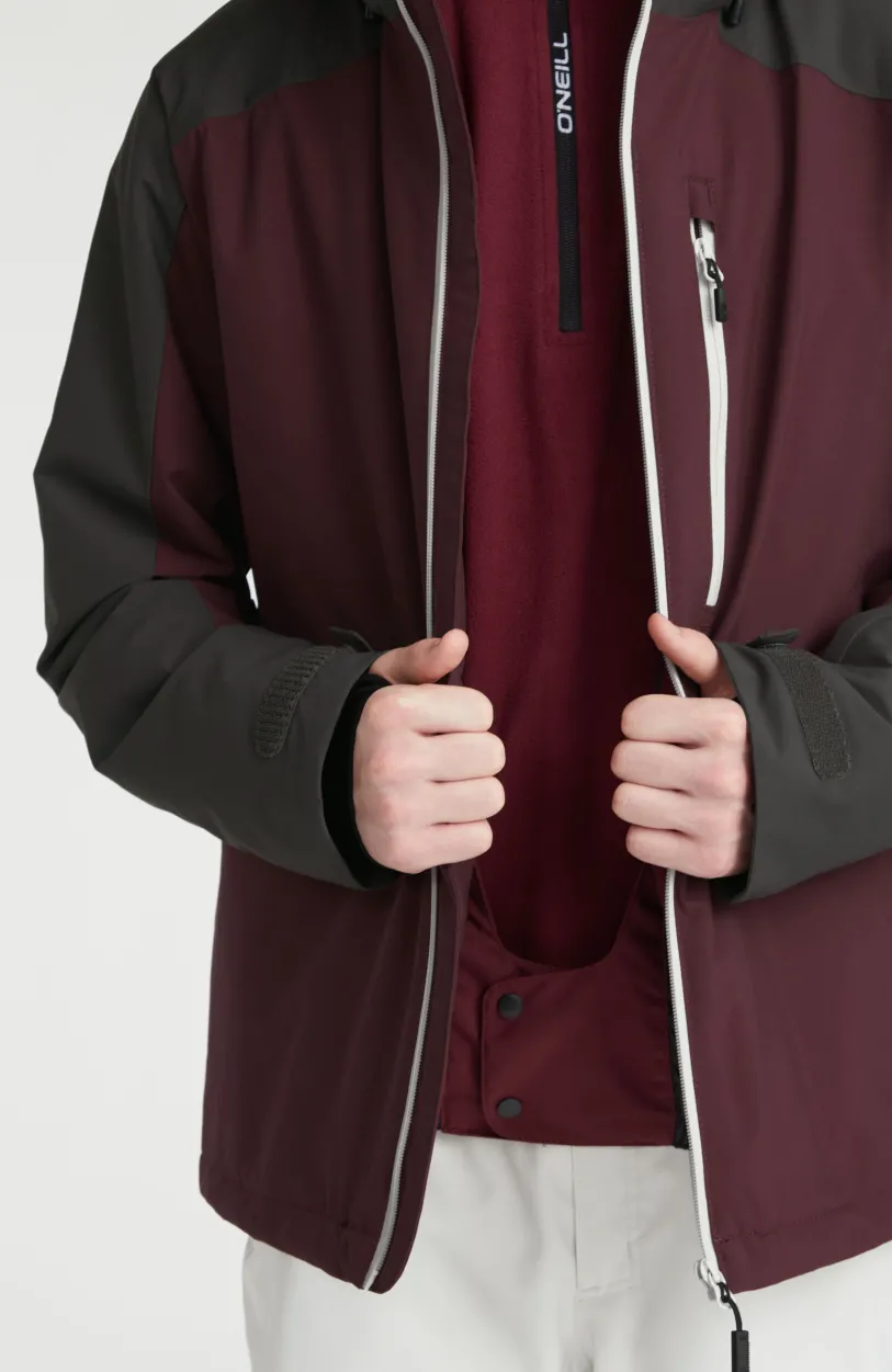 Clearance O’Neill Ski Jas Diabase | Windsor Wine Colour Block
