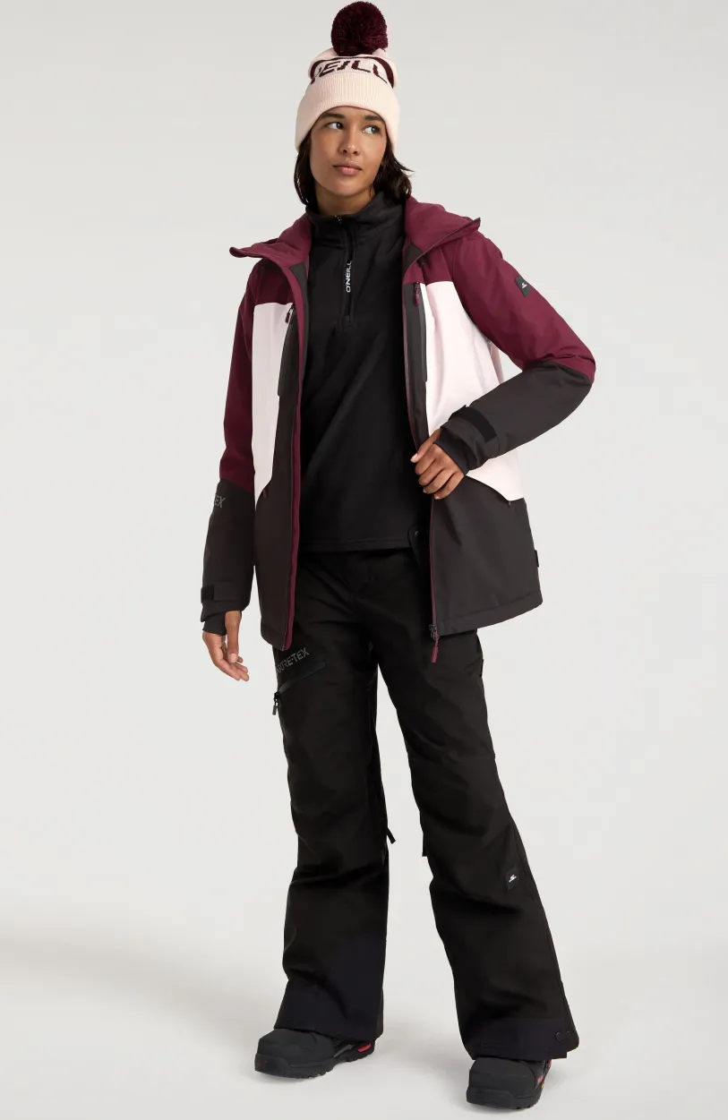 Discount O’Neill Ski Jas GORE-TEX Psycho Tech | Windsor Wine Colour Block