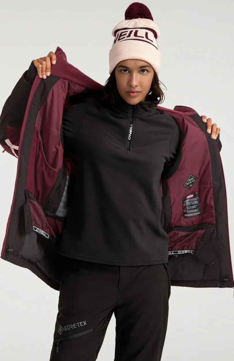 Discount O’Neill Ski Jas GORE-TEX Psycho Tech | Windsor Wine Colour Block