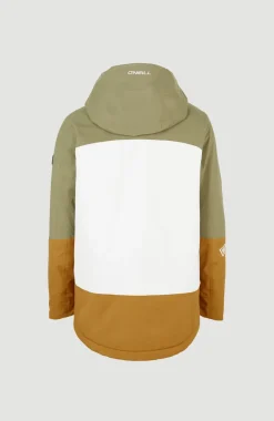 Outlet O’Neill Ski Jas GORE-TEX Psycho Tech | Deep Lichen Green Colour Block