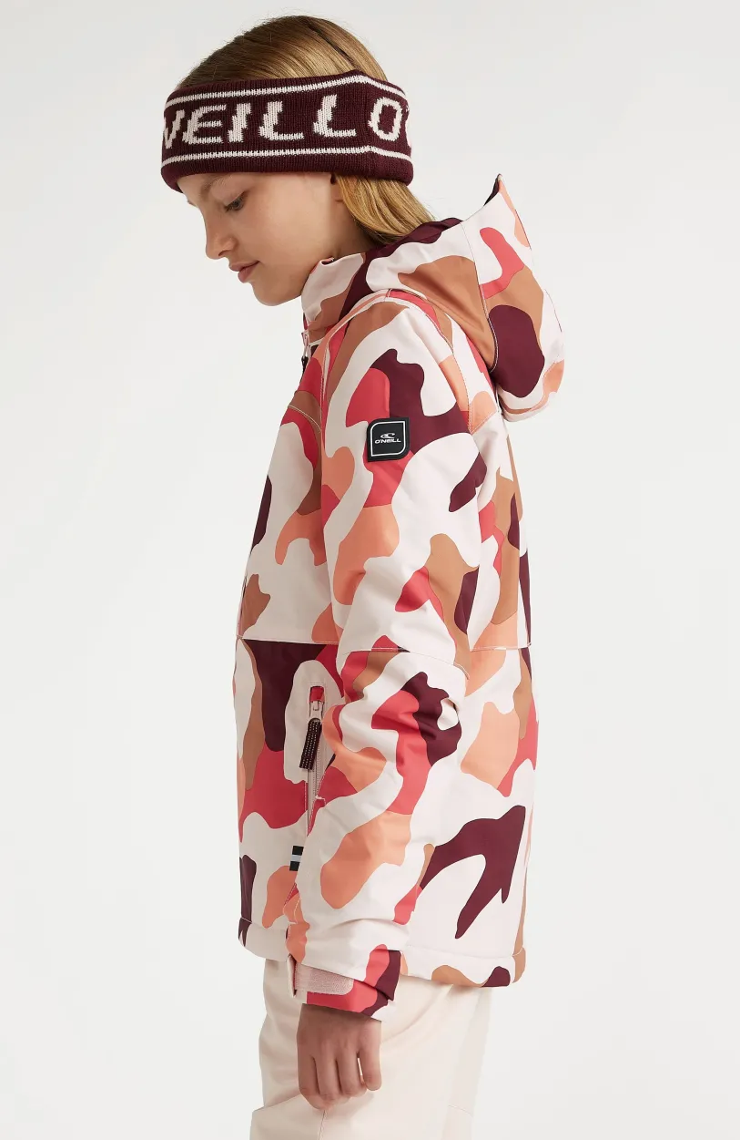 New O’Neill Ski Jas Lite Printed | Purple Hiker Camo