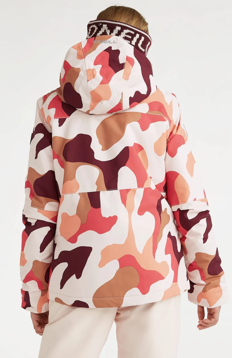 New O’Neill Ski Jas Lite Printed | Purple Hiker Camo