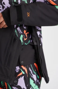 Clearance O’Neill Ski Jas O'Riginals Anorak 20K/20K | Black Out Colour Block