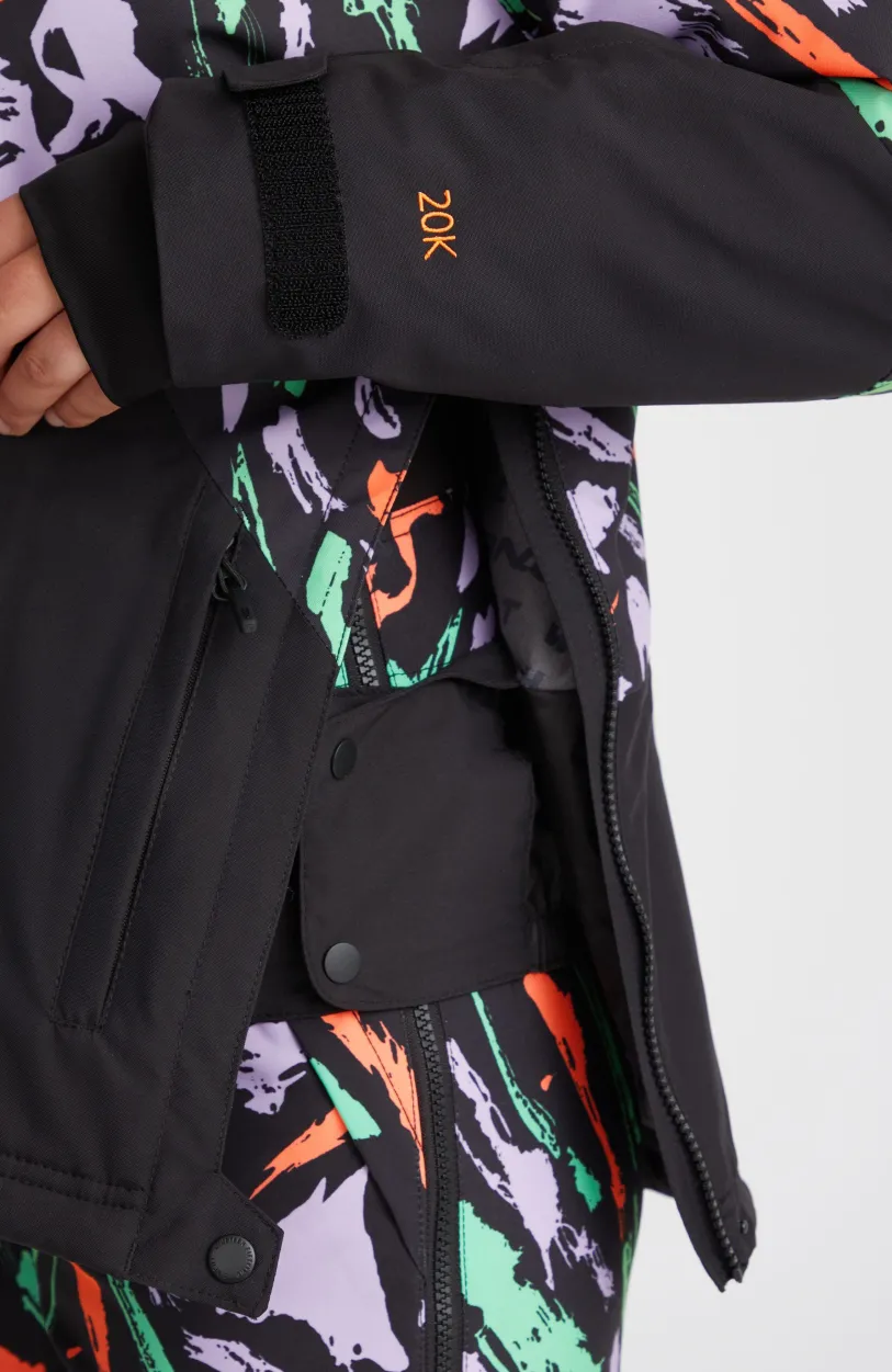 Clearance O’Neill Ski Jas O'Riginals Anorak 20K/20K | Black Out Colour Block
