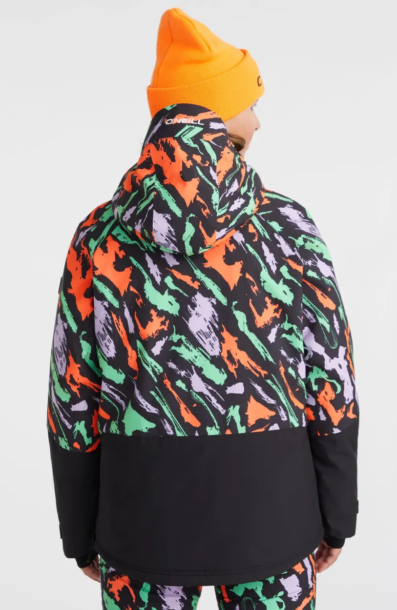 Clearance O’Neill Ski Jas O'Riginals Anorak 20K/20K | Black Out Colour Block
