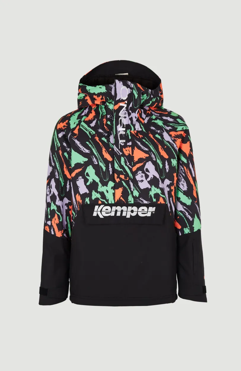 Clearance O’Neill Ski Jas O'Riginals Anorak 20K/20K | Black Out Colour Block