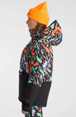 Clearance O’Neill Ski Jas O'Riginals Anorak 20K/20K | Black Out Colour Block