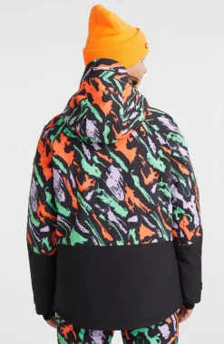 Clearance O’Neill Ski Jas O'Riginals Anorak 20K/20K | Black Out Colour Block