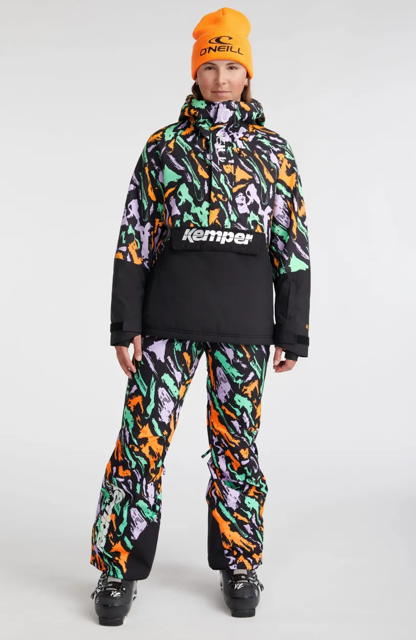 Clearance O’Neill Ski Jas O'Riginals Anorak 20K/20K | Black Out Colour Block