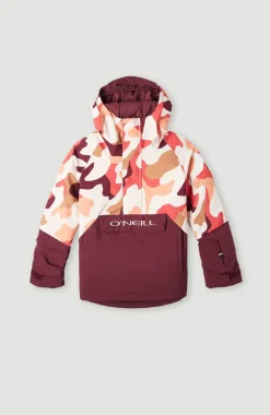 Hot O’Neill Ski Jas O'Riginals Anorak | Windsor Wine Colour Block
