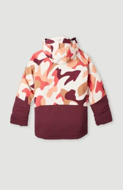 Hot O’Neill Ski Jas O'Riginals Anorak | Windsor Wine Colour Block
