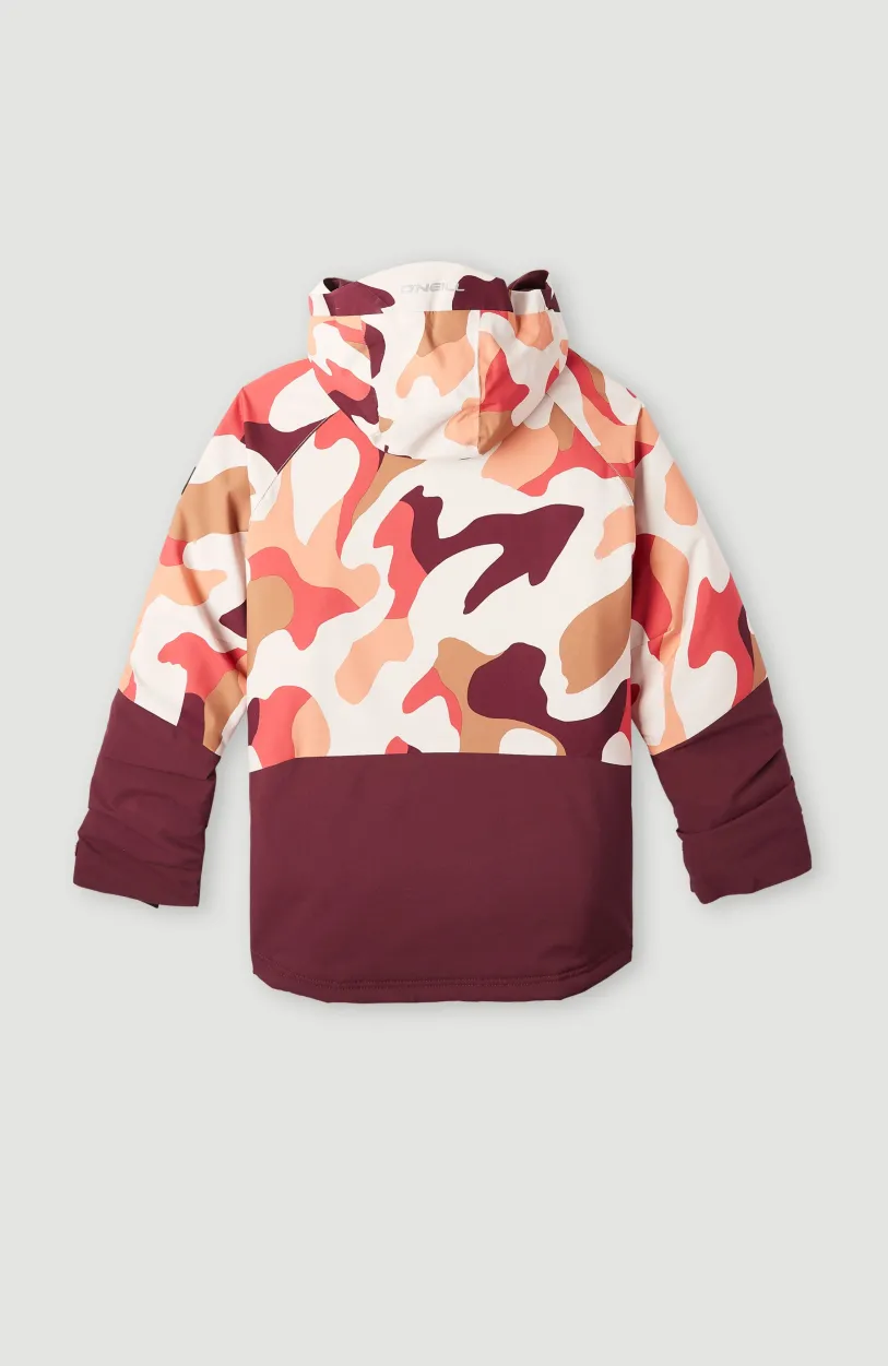 Hot O’Neill Ski Jas O'Riginals Anorak | Windsor Wine Colour Block