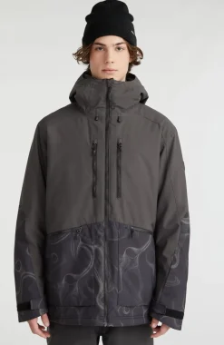 Hot O’Neill Ski Jas Texture | Black Out Colour Block