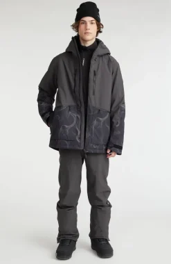 Hot O’Neill Ski Jas Texture | Black Out Colour Block