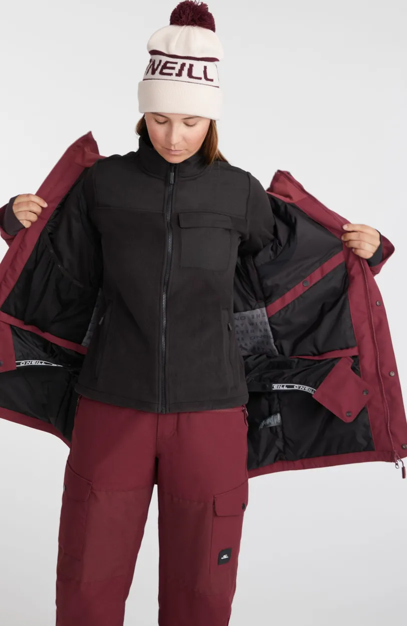 Discount O’Neill Ski Jas Utility | Windsor Wine Colour Block