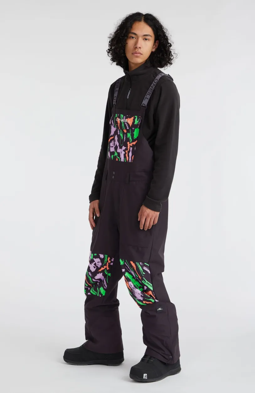 Clearance O’Neill Skibroek Shred Bib | Black Kemper Print