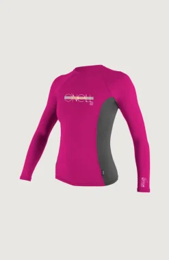 Hot O’Neill Skins Long Sleeve Crew | Dark Pink