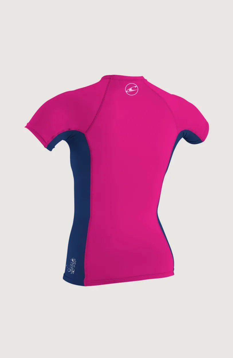 Online O’Neill Skins Short Sleeve Crew | Dark Pink