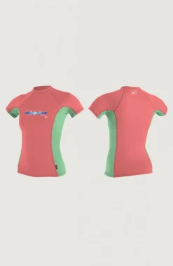 Online O’Neill Skins Short Sleeve Crew | Light Pink