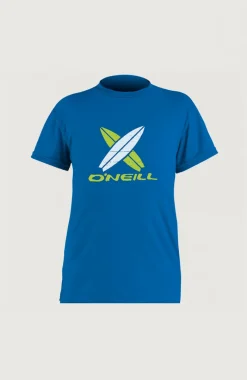 Outlet O’Neill Skins Short Sleeve Rash Tee | Blue