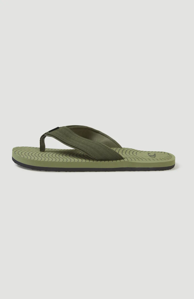 New O’Neill Slippers Koosh | Deep Lichen Green