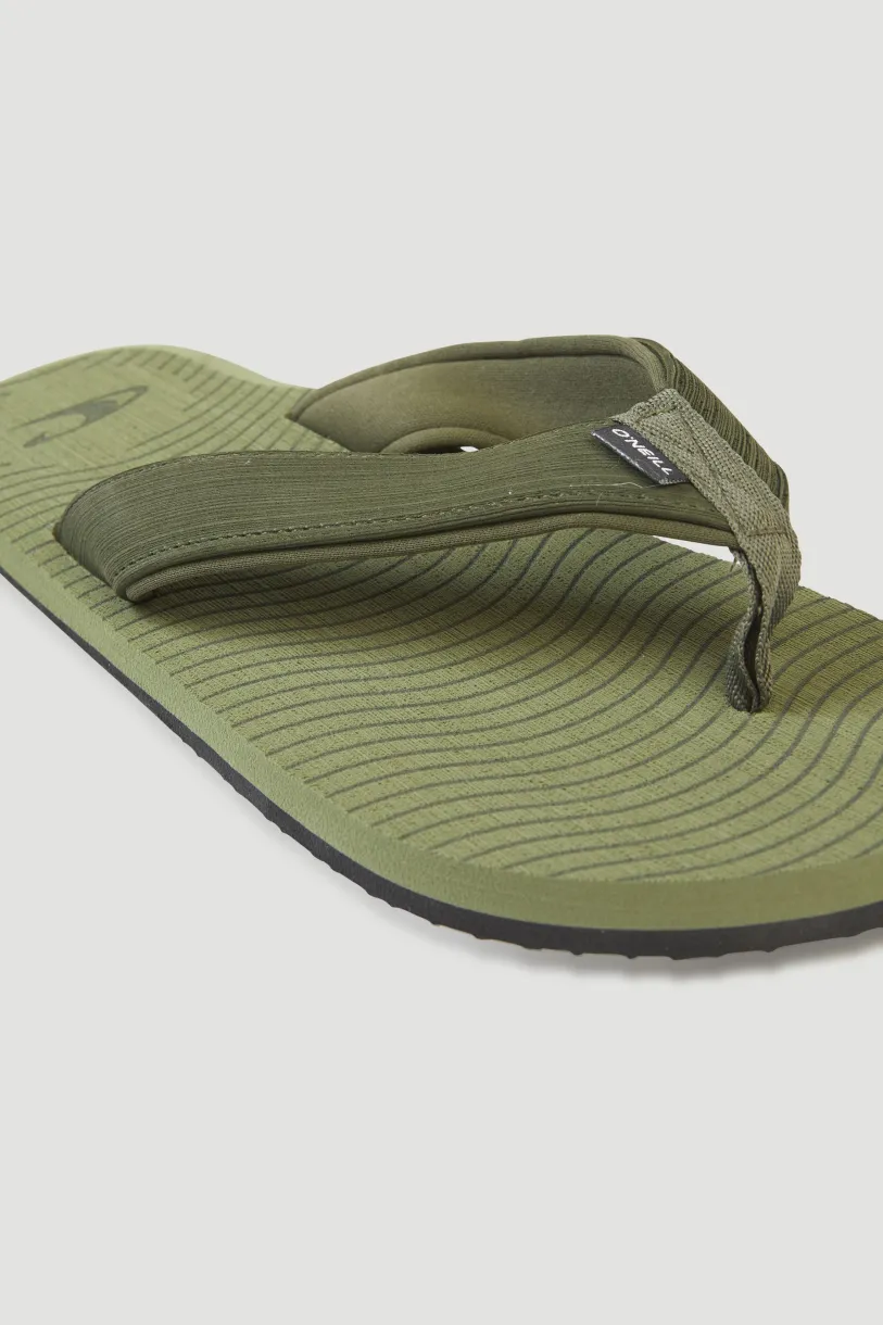 New O’Neill Slippers Koosh | Deep Lichen Green