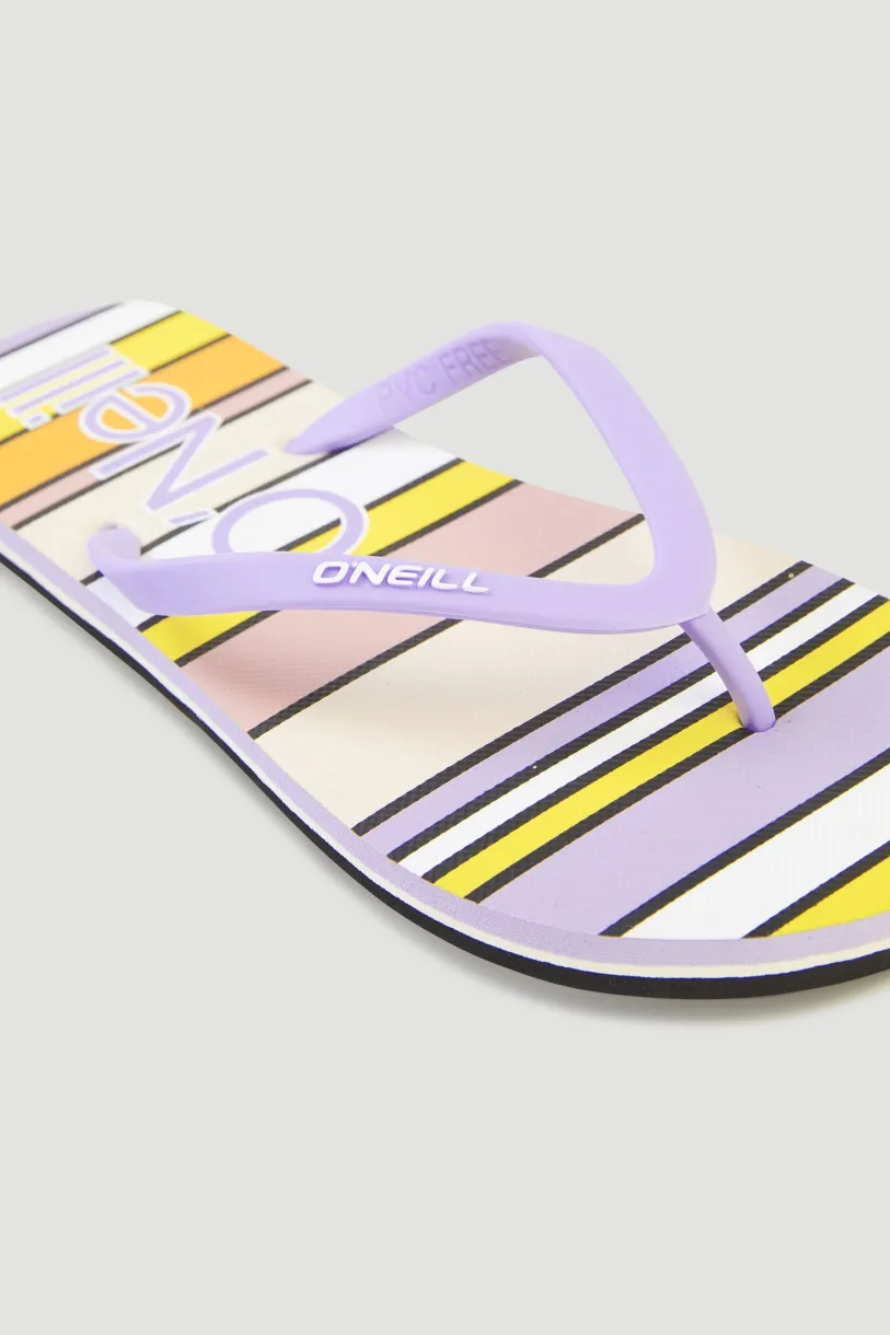 Discount O’Neill Slippers Profile Graphic | Multi Stripe