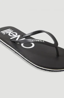 New O’Neill Slippers Profile Logo | Black Out