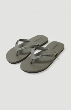 Online O’Neill Slippers Profile Small Logo | Military Green