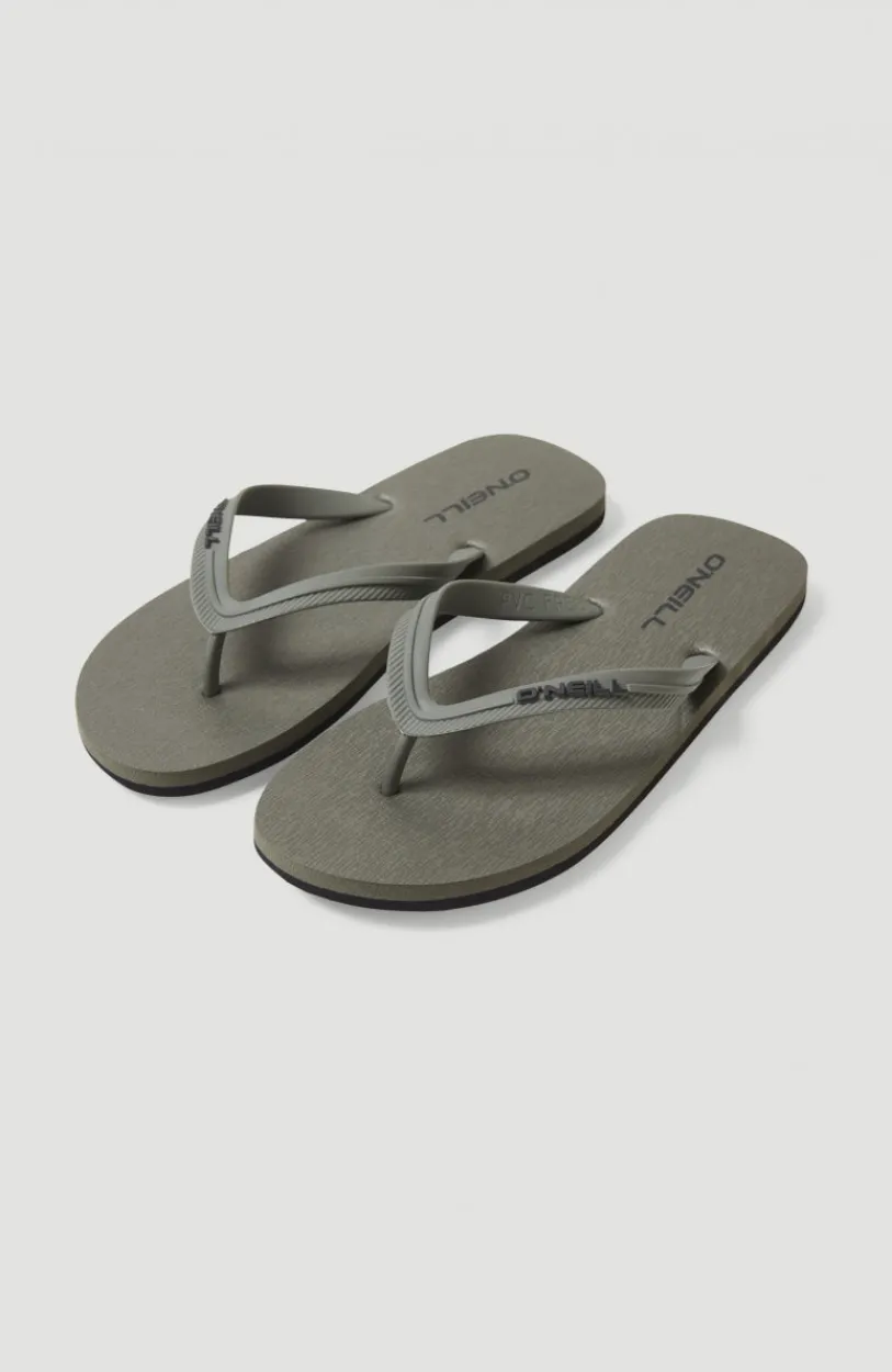Online O’Neill Slippers Profile Small Logo | Military Green