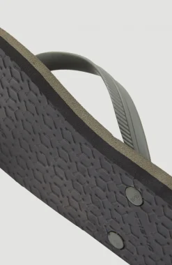 Online O’Neill Slippers Profile Small Logo | Military Green
