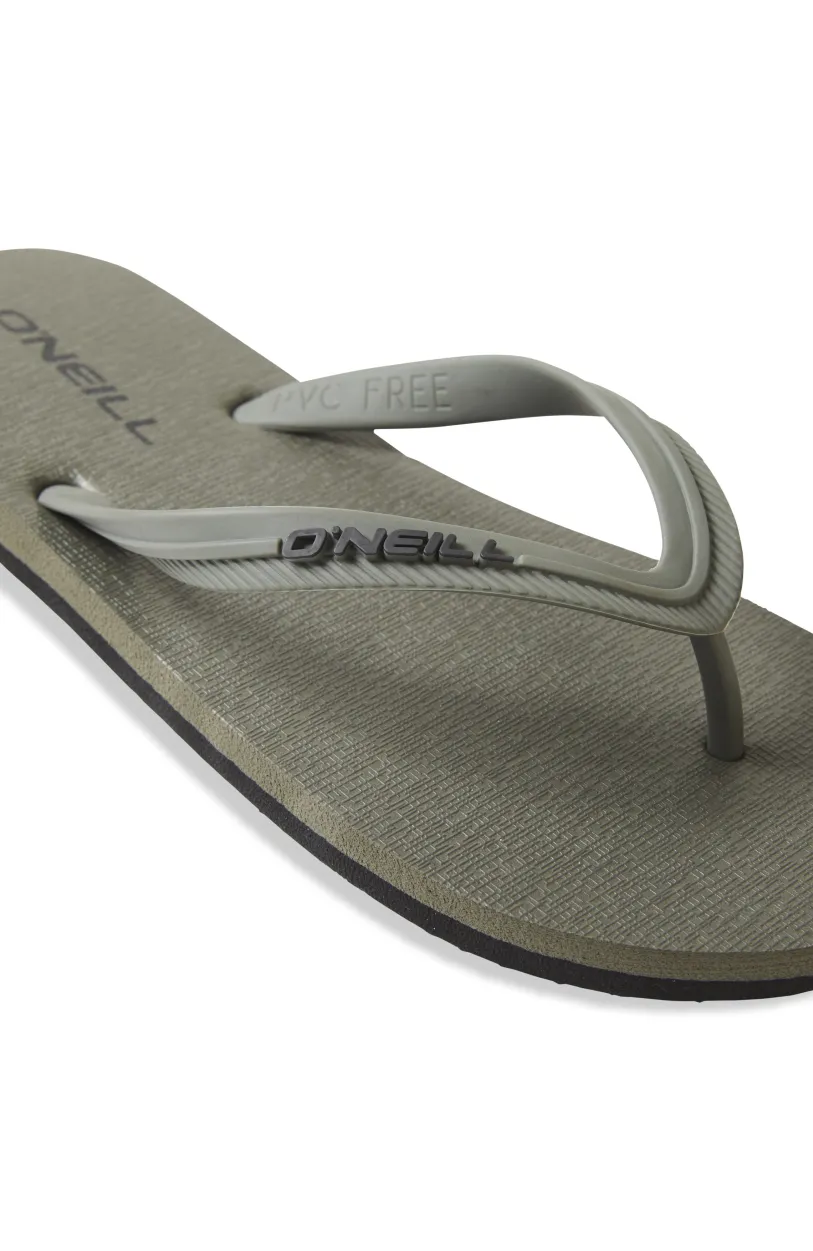 Online O’Neill Slippers Profile Small Logo | Military Green