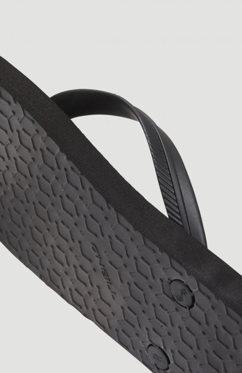 Discount O’Neill Slippers Profile Small Logo | Black Out