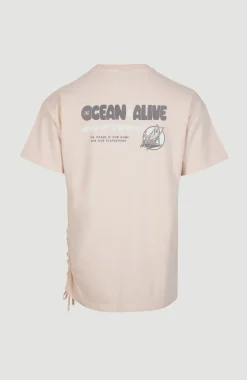 Discount O’Neill Stream Adjustable Long T-shirt | Peach Whip