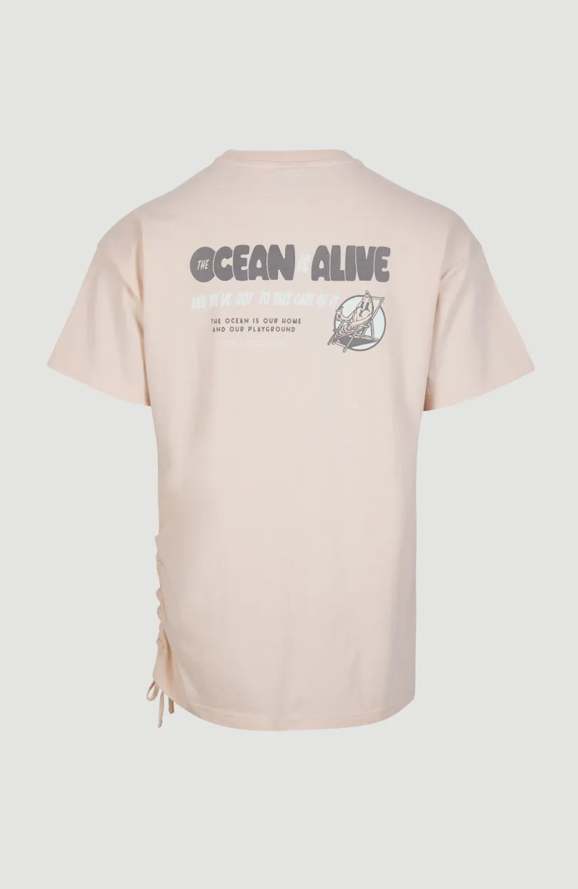 Discount O’Neill Stream Adjustable Long T-shirt | Peach Whip